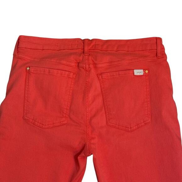 JEN 7 by 7 for all Mankind Raw Hem Skinny Stretch Ankle Jeans in Cher Sz 12 - Picture 9 of 13